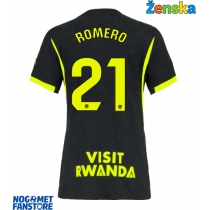 Atletico Madrid Cristian Romero #21 Gostujuci Dres za Ženska 2026-27 Kratak Rukav